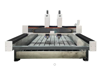 Ródaire Stone CNC ceann dúbailte